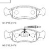 ASIMCO KD7578 Brake Pad Set, disc brake